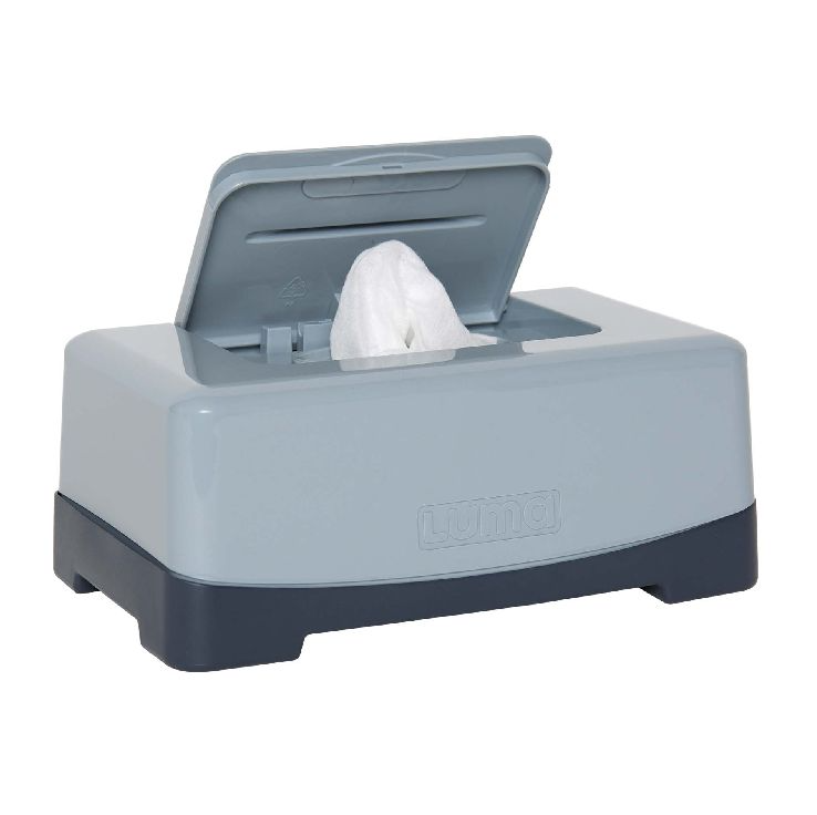 BOX, Easy wipe box, Iron Blue, vr vochtige doekjes, vr zakdoeken, doos, uni, kunststof, zakdoekhouder, 2023