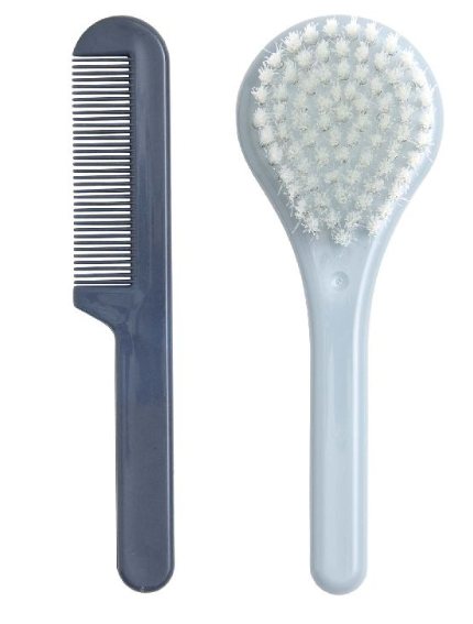BORSTEL & KAM, Brush & comb, Iron Blue, uni, 2023