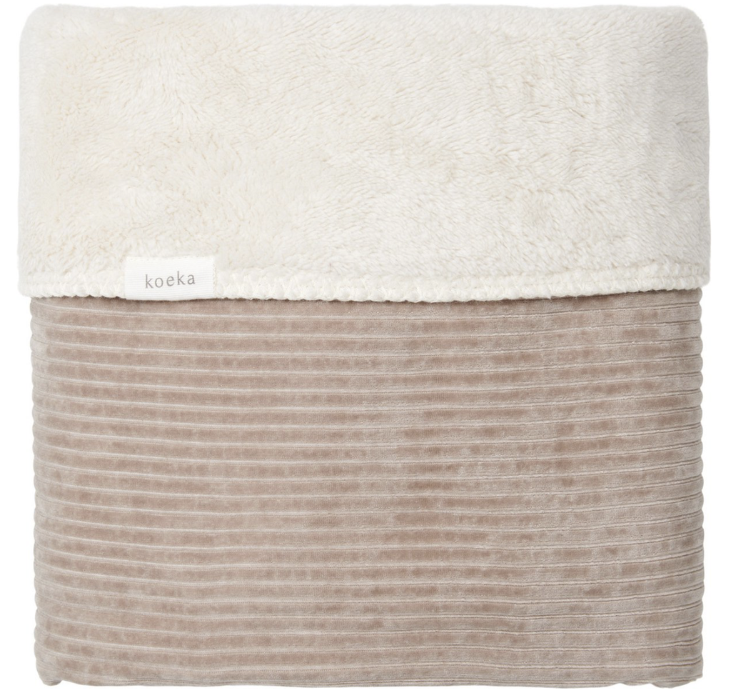 Koeka | Deken Vik Corduroy Velour/Teddy Clay/Pebble 75x100cm