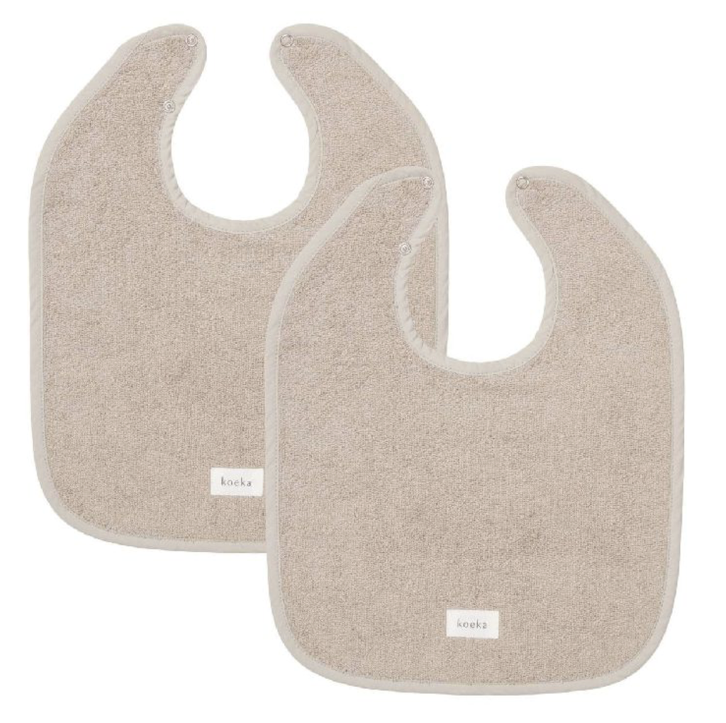 Koeka | Slabbetje Dijon Daily Clay Badstof 33x44cm 2-pack