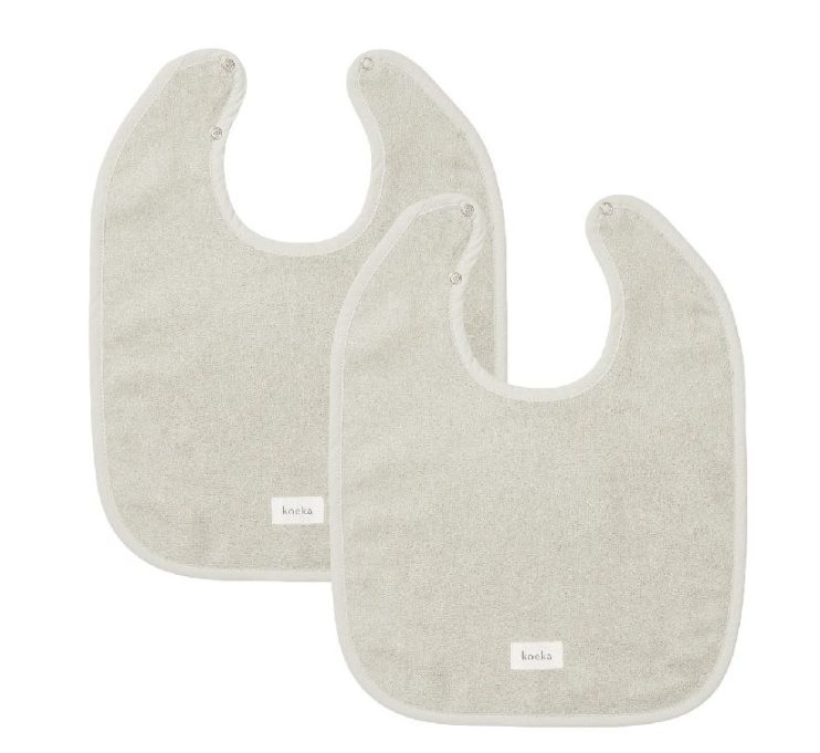 Koeka | Slabbetje Dijon Daily Badstof Ocean Air 2-pack