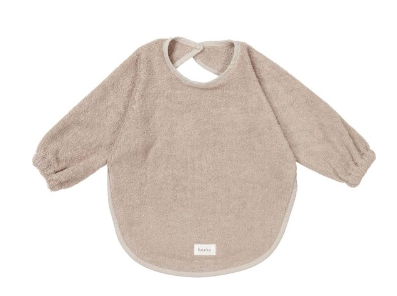 Koeka | Slabbetje met Mouwen Dijon Daily Badstof Clay