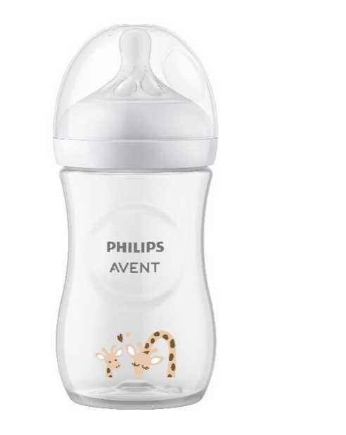Avent | Breedhalsfles Natural Response PP Giraffe 260ml