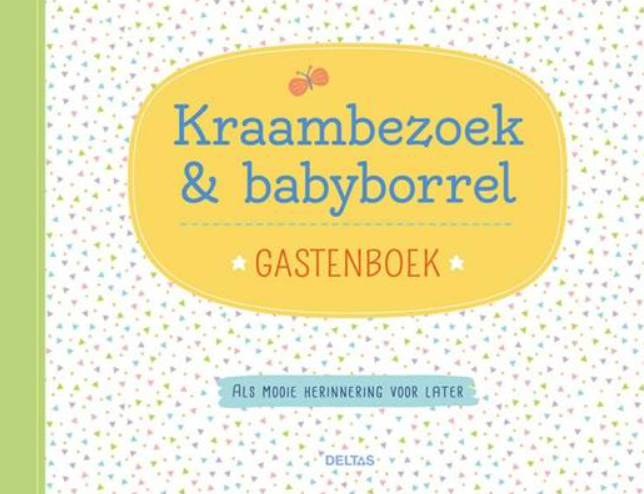 BOEK, gastenboek voor kraamvisite en babyborrel