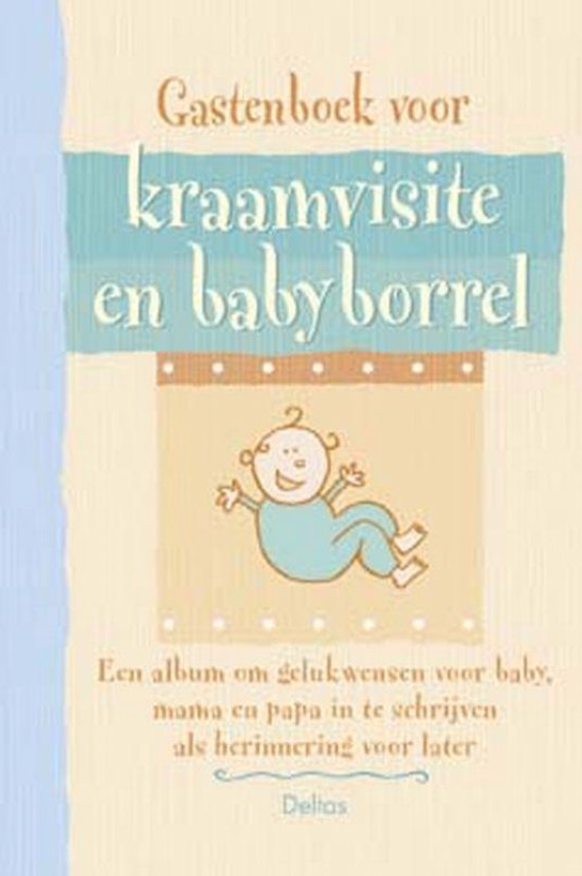Deltas | Boek Gastenboek vr Kraamvisite en Babyborrel