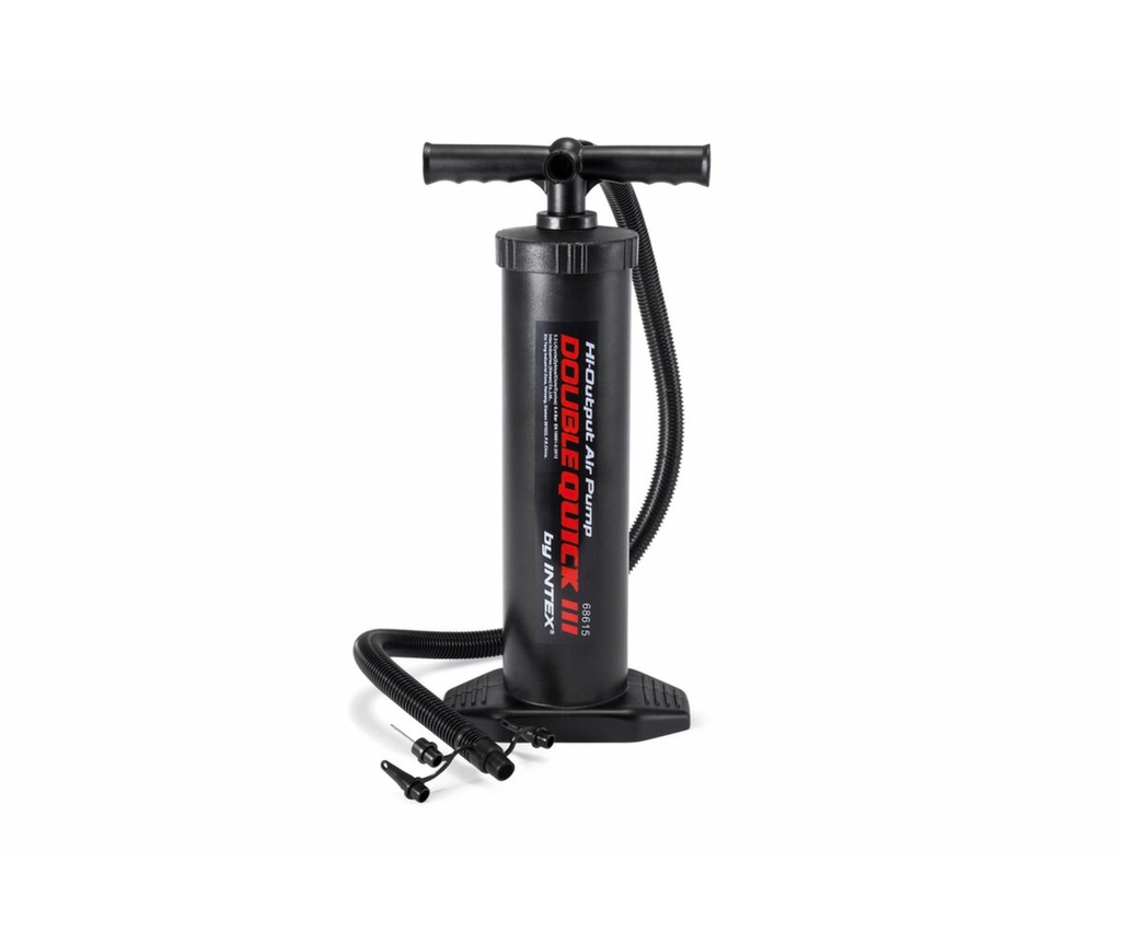 Intex | Luchtpomp Double Quick III Hand Pump Handpomp Accordeonslang met 4 Mondstukken 48 cm