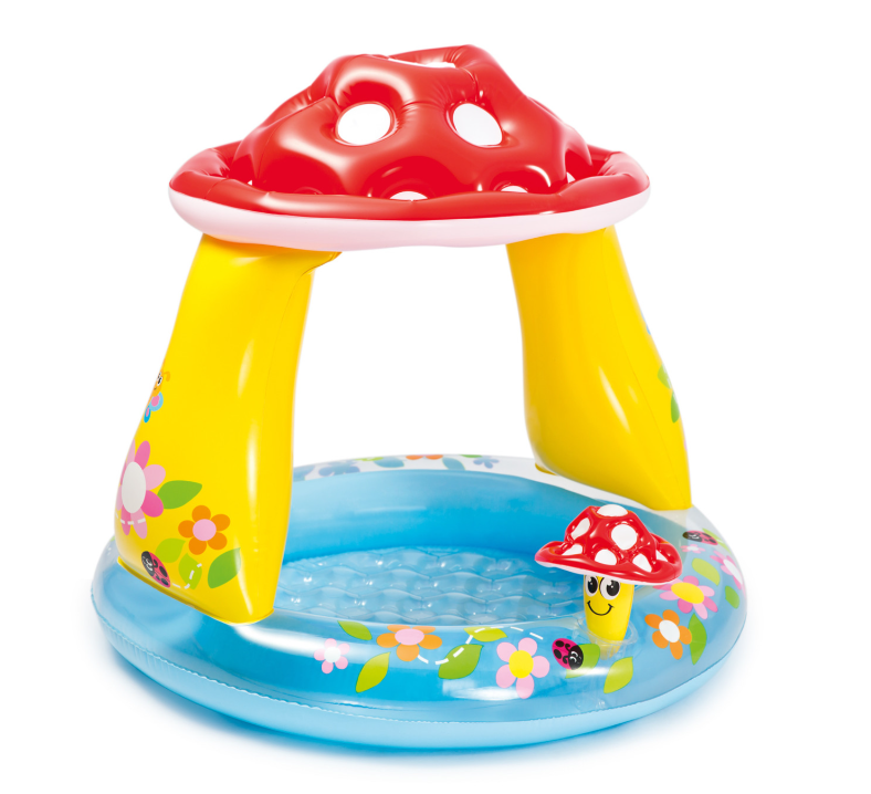 Intex | Zwembad Mushroom Babyzwembad Rond/Paddenstoel Overdekt 102x89cm