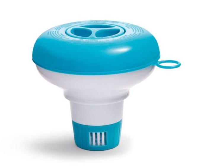 Intex | Zwembad Toebehoren Vlotter 12,7cm Kunststof Wit/Blauw vr Zwembad 366cm en Jacuzzi's vr Chloortablet: 20 g