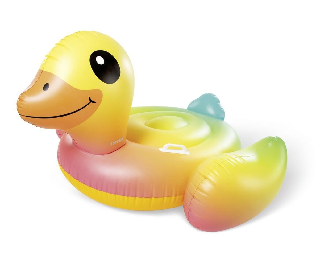 Intex | Zwemspeelgoed Gele Eend Ride-On 147x147x81cm