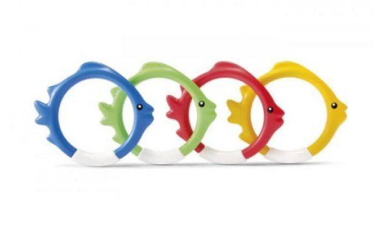 Intex | Zwemspeelgoed Duikringen Vis 4-pack