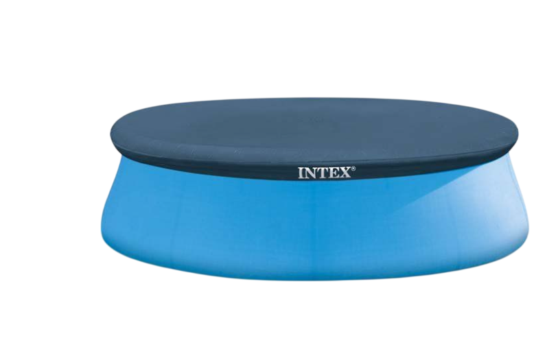 Intex | Zwembadzeil Afdekzeil Easy Set Pool Cover PVC Blauw Ø396 cm