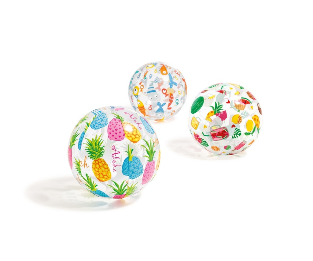 Intex | Strandspeelgoed Strandbal Lively Print Ø51cm