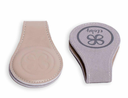 DOEKENKLEM, Swaddle Clips, beige/grey, grijs/bruin, leder/canvas, 2 stuk(s), gevouwen afmeting:10 x 6 cm