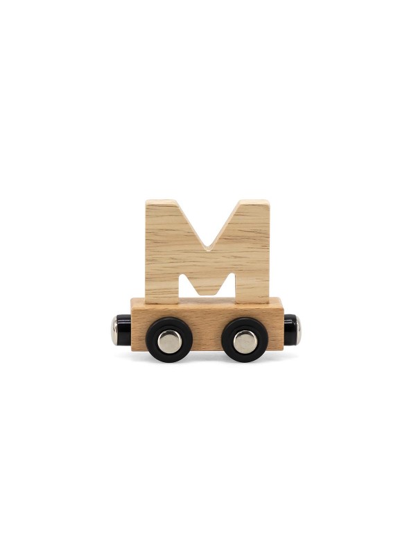 Tryco | Treinletter Letter M Natural Hout Bruin