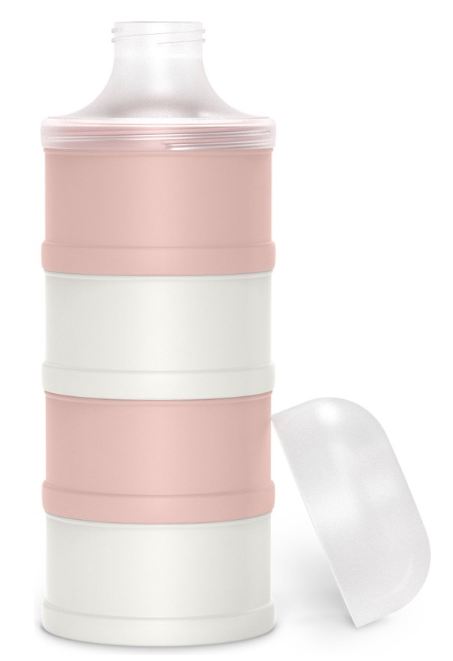 Suavinex | Melkpoederdoosje Bonhomia Pink 4 Compartimenten