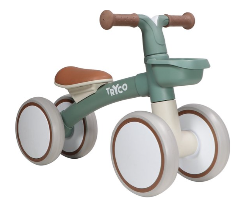 LOOPFIETS/LOOPAUTO, First Bike Luna, stonegreen, groen, uni, kunstof, vanaf 12m, 2024