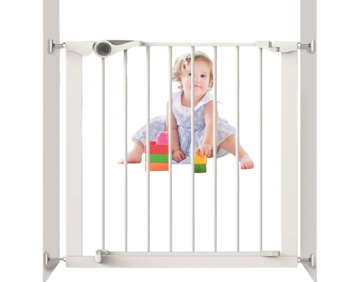 Noma | Deurhek Klem Wit Easy Fit Gate Basismodel 75/82cm Metaal met Drempel