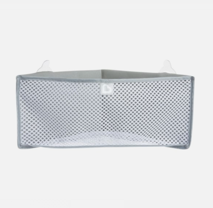 OPBERGER VOOR BADSPEELGOED, High 'n Dry Corner Bath Organizer, grey, grijs, uni, kunststof