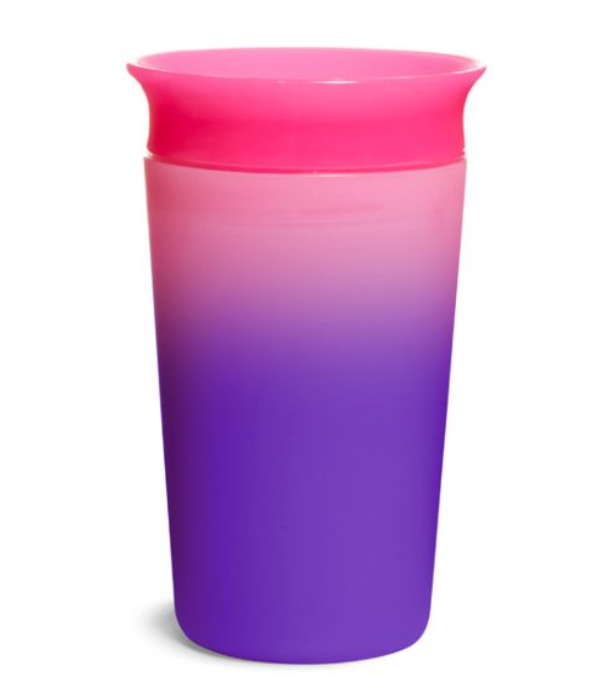 DRINKBEKER, Miracle 360° Changing Sippy Cup, pink, kleur van beker wijzigt als je er een koude drank in doet, 1 stuk(s)