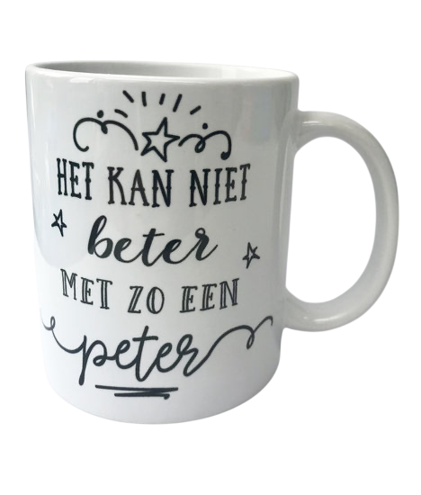 Minimou | Koffietas "Het kan niet beter met zo een Peter" 325ml