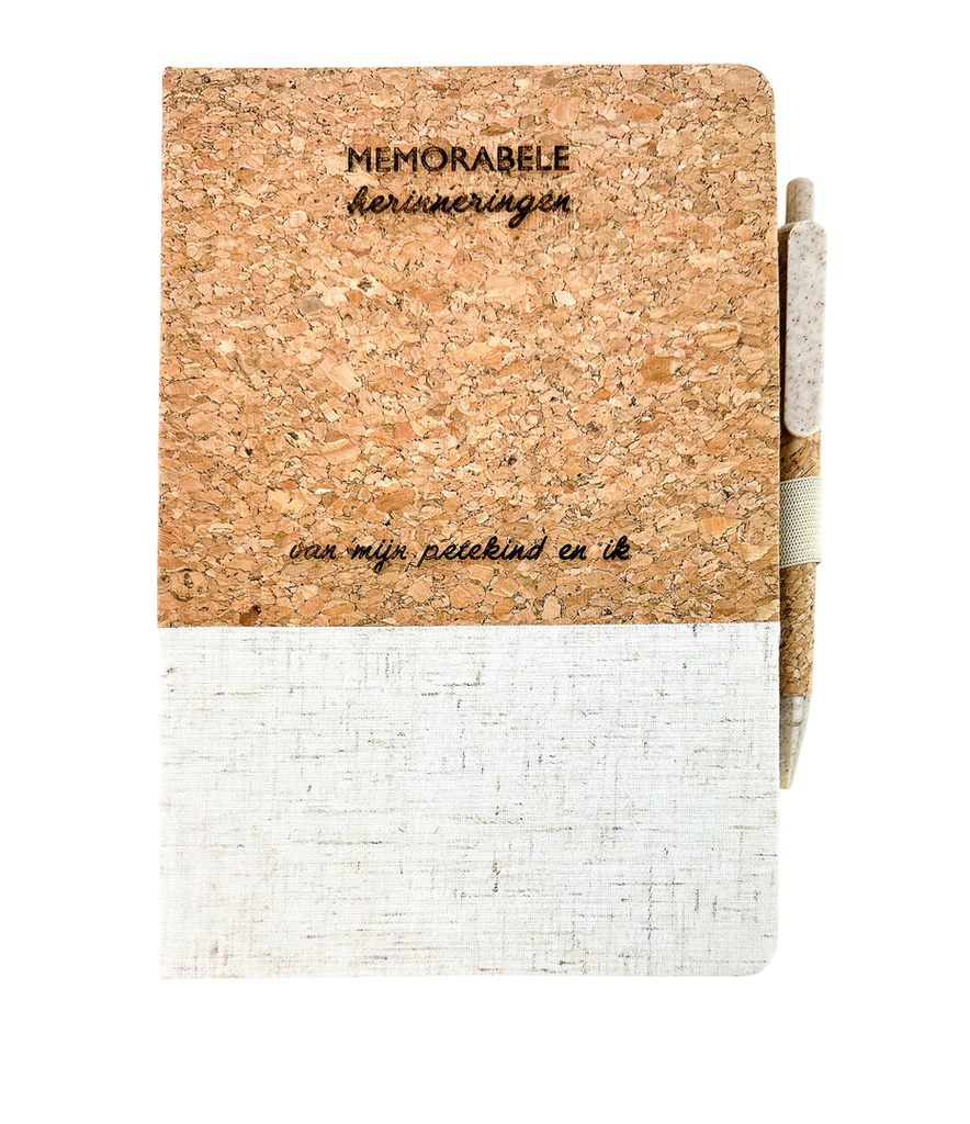 Minimou | Notitieboek A5 met Pen "Herinneringen van mijn Petekind en ik" Gelijnd 