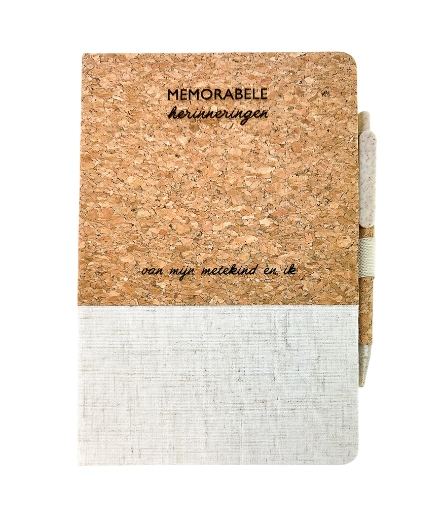 Minimou | Notitieboek A5 met Pen "Herinneringen van mijn Metekind en ik" Gelijnd