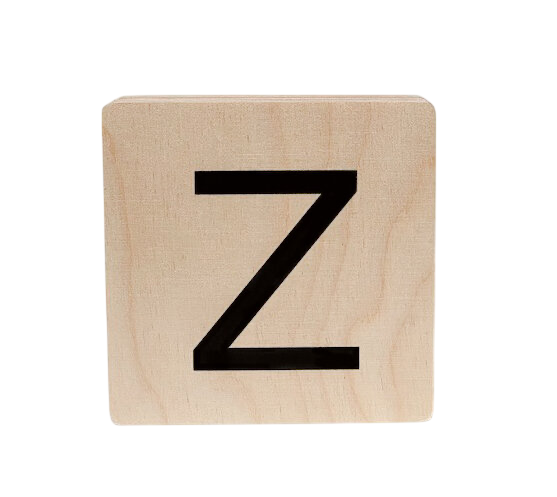 Minimou | Letter Z Hout 10x10cm