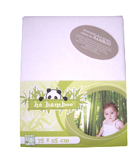 He Bamboo | Hoeslaken Park 100% Bamboe Wit 75x95cm 