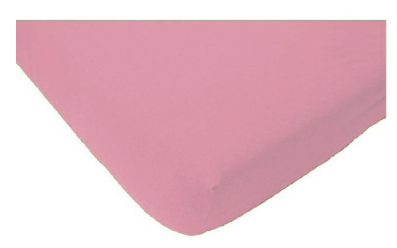 HOESLAKEN, 75x95cm, roze, uni, vr park, jersey, 100% katoen, kleur505