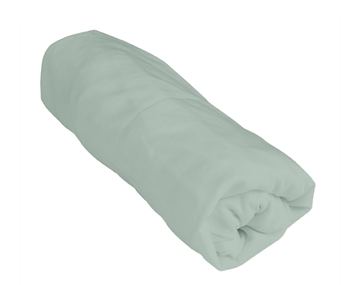 HOESLAKEN, 70x140cm, lily green, groen, uni, vr babybed 70x140, jersey, 100% katoen, kleur270