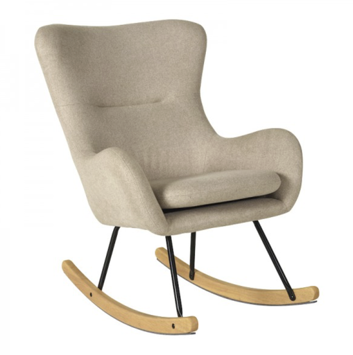 [403051] Quax | Zetel Chair Basic, desert, ecru, Rocking Adult, uni, textiel/hout, schommelstoel