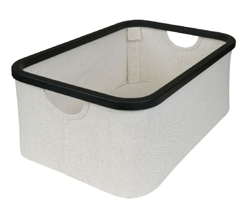 [452688] Quax | Opbergmand Charcoal Bamboo/PET 30x18x45cm 