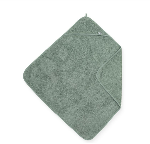 [401824] Jollein | Badcape Ash Green Badstof Groen 75x75cm