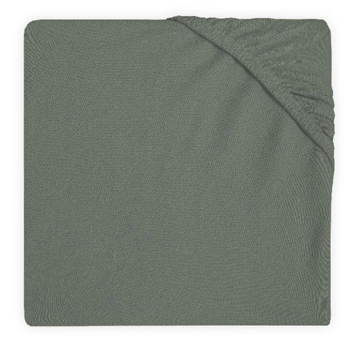 [401838] Jollein | Hoeslaken vr Park Ash Green 100% Katoen Groen 75x95cm