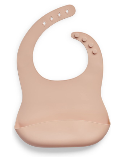 [401880] Jollein | Slabbetje met Kruimelvanger Silicone Pale Pink 