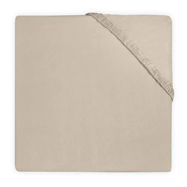 [401969] Jollein | Hoeslaken vr Wieg/Draagmand 100% Katoen Nougat Ecru 40/50x80/90cm
