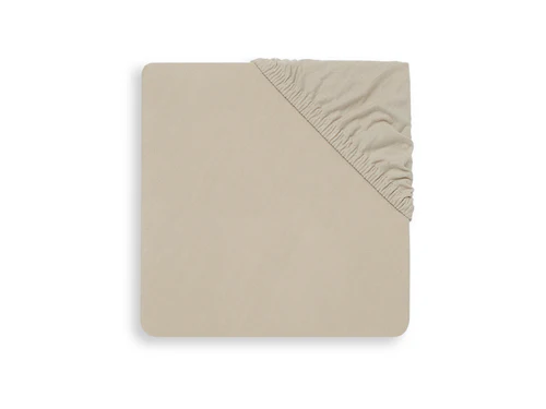 [401975] Jollein | Hoeslaken 100% Katoen Nougat Ecru 60x120cm