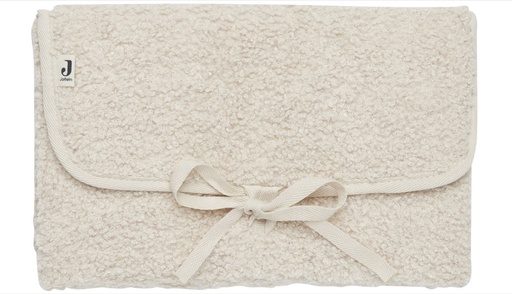 [434558] LUIERMATJE, Bouclé naturel, ecru, uni, boucle, herbruikbaar, open 50x71cm, opgevouwen 30x20cm, 2022