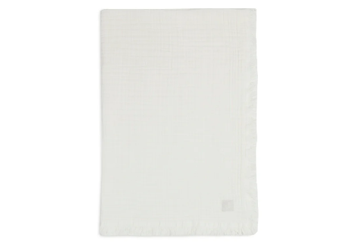 [434582] Jollein | Deken Fringe Ivory 1.0TOG 75x100cm 