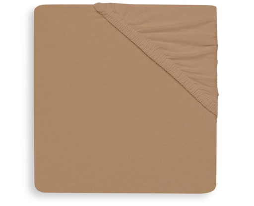 [447702] Jollein | Hoeslaken Biscuit Jersey Bruin 60x120cm 
