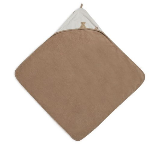 [447754] Jollein | Badcape Teddy Bear Badstof Bruin 75x75cm