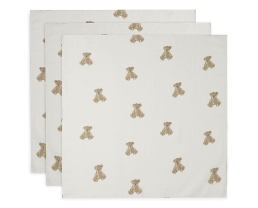 [447766] Jollein | Tetra Doek Teddy Bear 70x70cm 3-pack