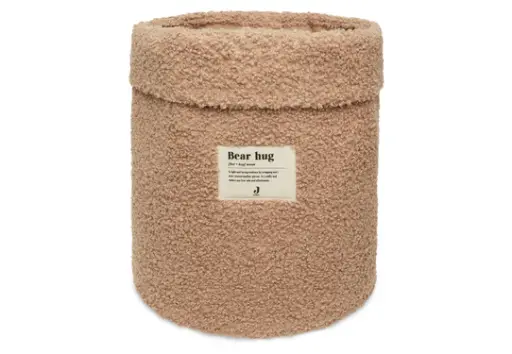 [447802] Jollein | Mand Boucle Biscuit Bruin Ø30x32cm