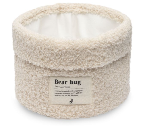 [461108] Jollein | Verzorgingsmand Boucle Naturel Ecru Ø18x14cm 