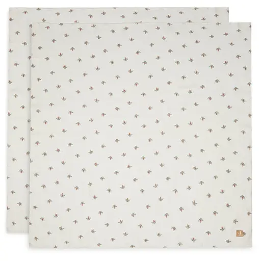 [461127] TETRA DOEK, 115x115cm, Large, Rosehip, rozenbottel print, deken/wikkeldeken, 2 stuk(s), SS23