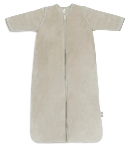 [471093] Jollein | Slaapzak Velvet Olive Green Afritsbare Mouwen Velours Klassiek Model 3.0TOG 70cm