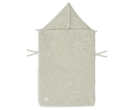 [471145] Jollein | Voetenzak vr Autostoel Groep 0+ Basic Knit Olive Green Uni Groen