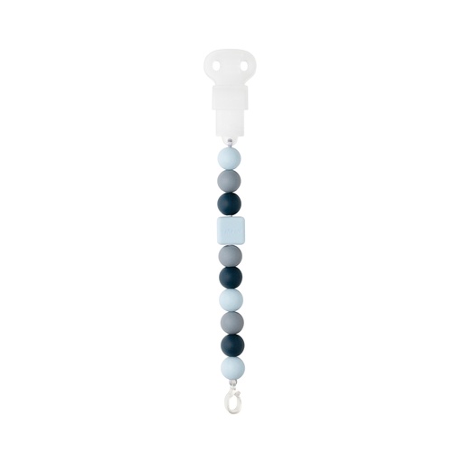 [402669] Nattou | Fopspeenketting Silicone Kralensnoer Marineblauw