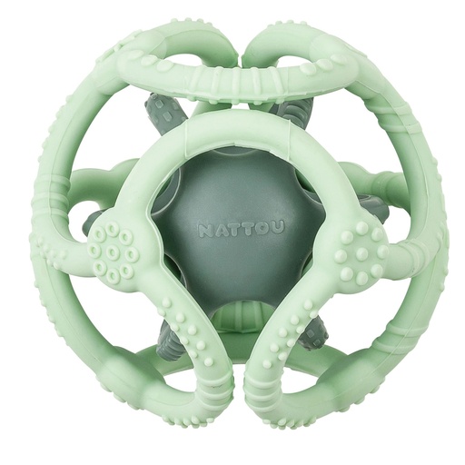 [402674] Nattou | Bal Silicon Mint 2-pack Groen