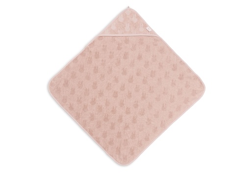 [475080] Jollein | Badcape Miffy Jacquard Wild Rose Nijntje Badstof Roze 75x75cm